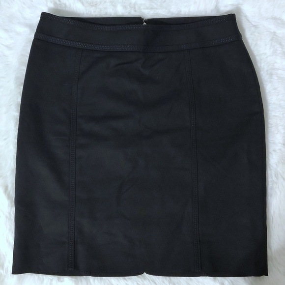 WHBM Black Office Pencil Skirt Size 4 - Picture 1 of 7